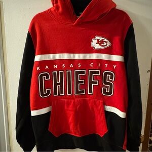 NFL Kansas City Chiefs Red and Black Hoodie